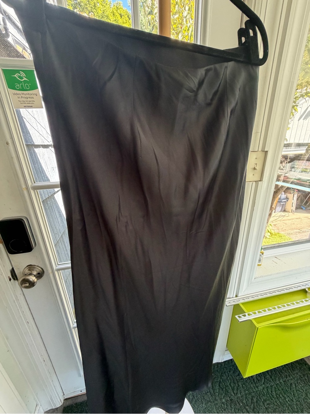 Quince Black Washable Silk Maxi Skirt - Picture 5 of 6